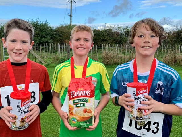 Tiarnan McKenna, St Canice's PS, Davin Gallagher, Ballykelly PS, Liam Wilson, Mill Strand IPS