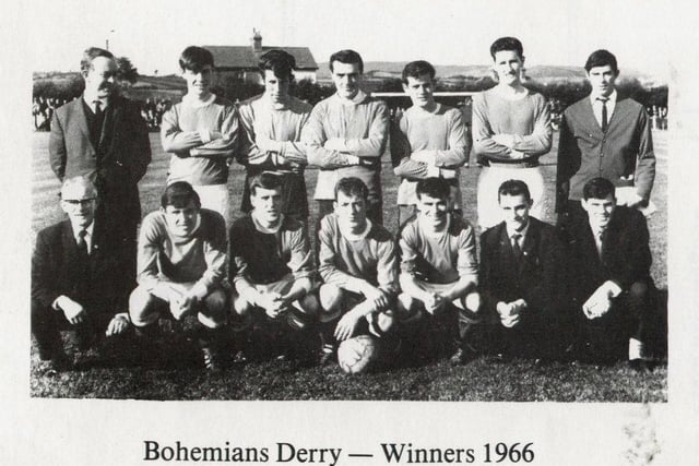 Bohemians Derry 1966 Buncrana Cup winners.