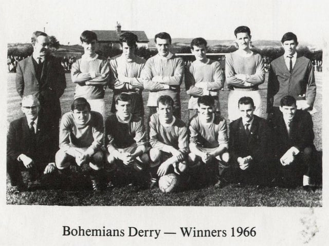 Bohemians Derry 1966 Buncrana Cup winners.