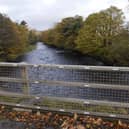 A view of the River Faughan at Drumahoe. LS46-115KM