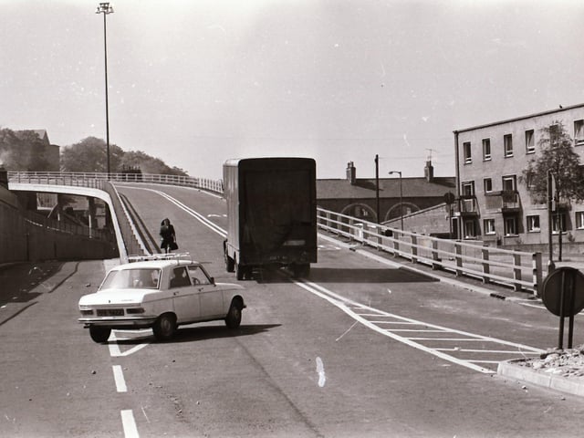 The opening of the Lecky Road flyover.