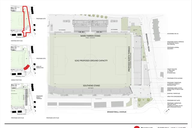 Plans for the proposed new North Terrace.