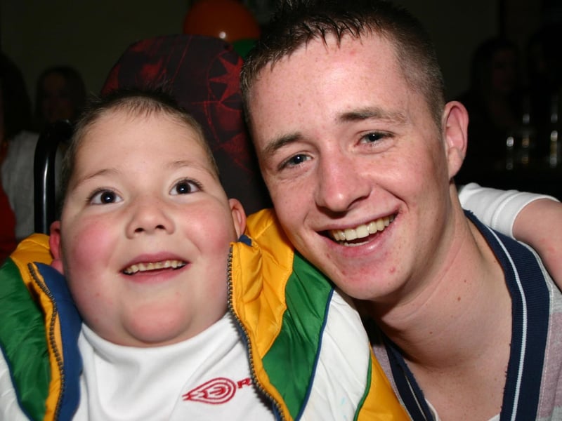 The number one Celtic fan Jim O'Brien congratulates Thomas on his 18th Birthday. 696 dd : .