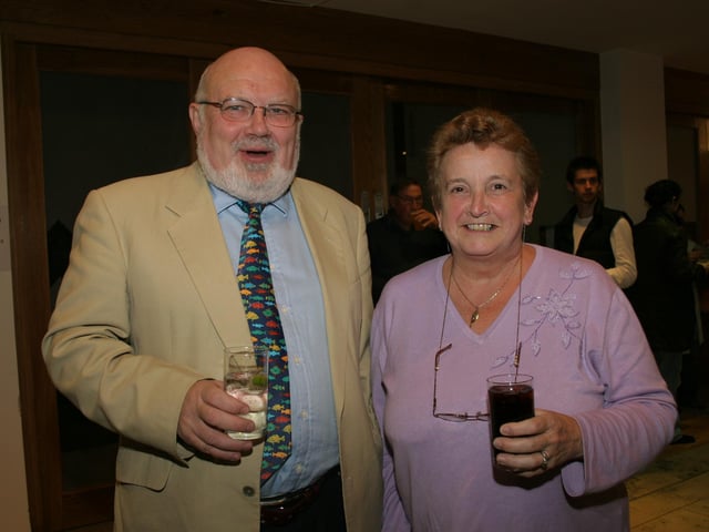 Enjoying a night at the Millennium Forum in April 2005.