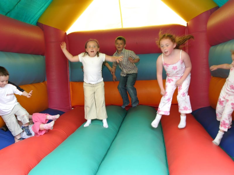 A bouncy castle for your birthday!