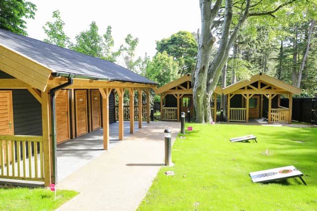 Credit ©Lorcan Doherty : Glamping facilities at Camp Hope.