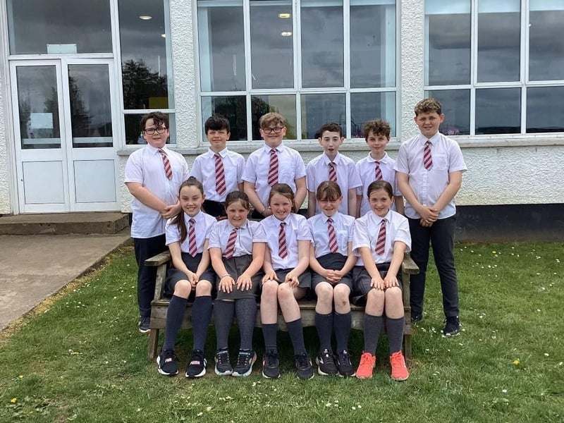 Pupils from St Matthew's PS Drumsurn.