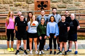 Some of the runners from Derry firm Metacompliance who will be taking part in the 40th edition of the Waterside Half Marathon for the Foyle Hospice on Sunday September 3rd. (Photo: Paul McIntyre)