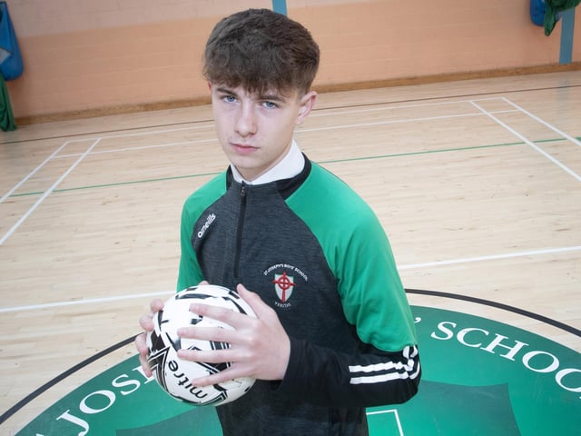 Odhran Patton – Goalkeeper – Excellent distribution and footwork in goals. Carries a threat to start attacks as well as providing excellent reactions and shotstopping.