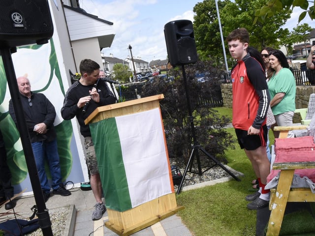 George McBrearty Commemoration in the Garden of Tribute : .