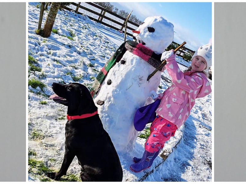 Frostbite the snowman. Photo: Jacinta Mc Clelland.