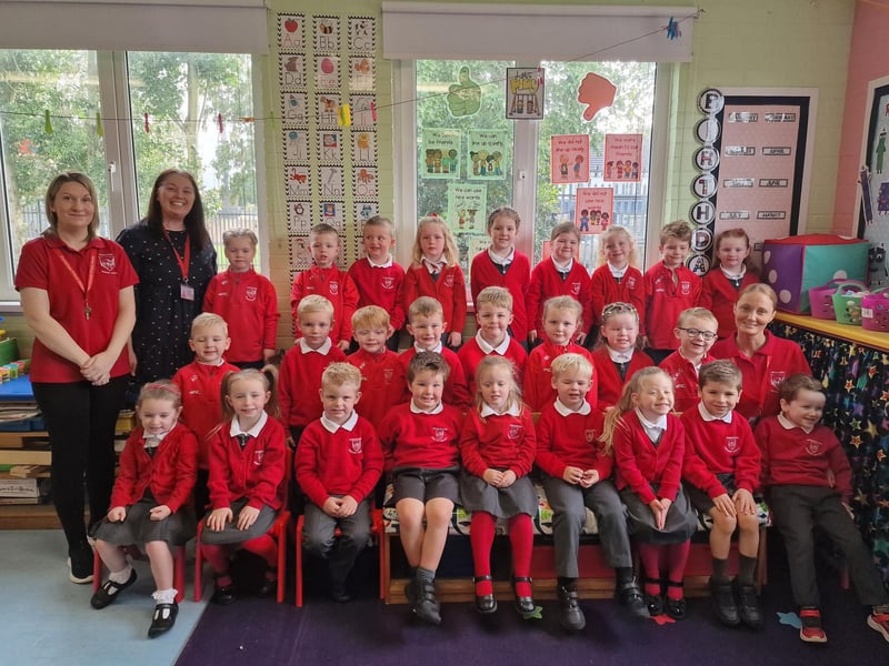 Mrs Montgomery's Drumachose Primary school P1 class.