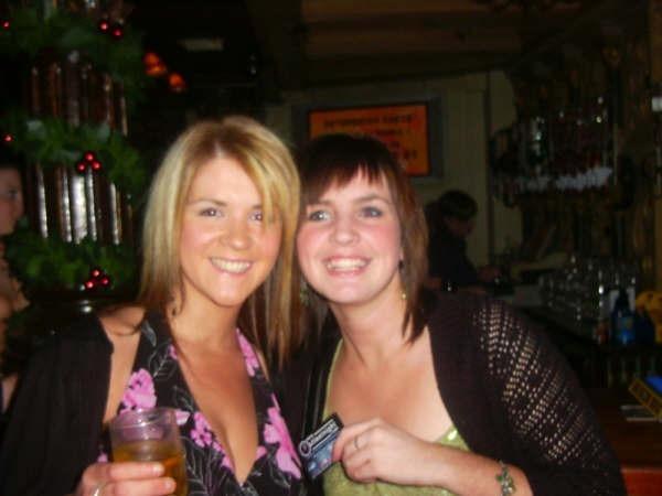 Revellers on a night out in Cafe Roc and Earth in December, 2005.