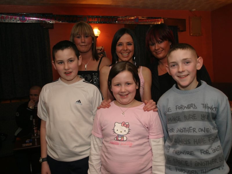 Party celebrations back in 2004: Charlene Hutton.