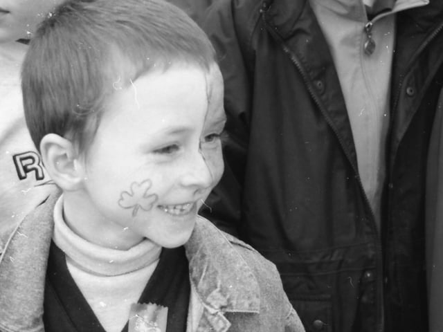 The St. Patrick's Day parade in Moville in 1998.