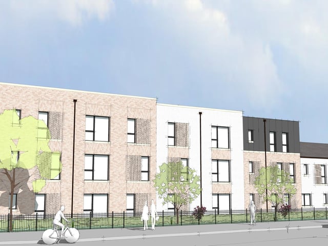 Artist's impression of how the new apartments will look. (McGirr architects/ Choice Housing)