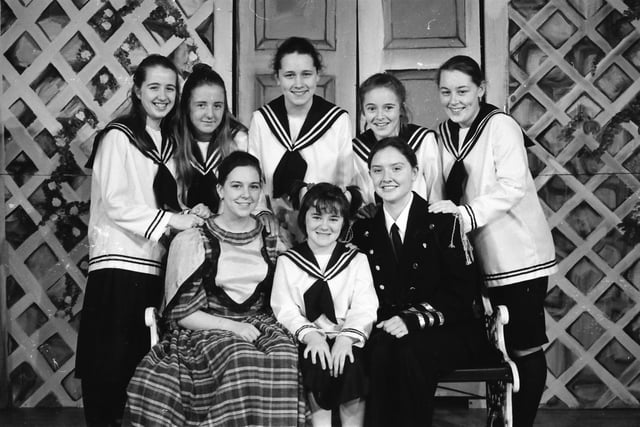 Some of the cast from a St. Mary's production of 'The Sound of Music'.