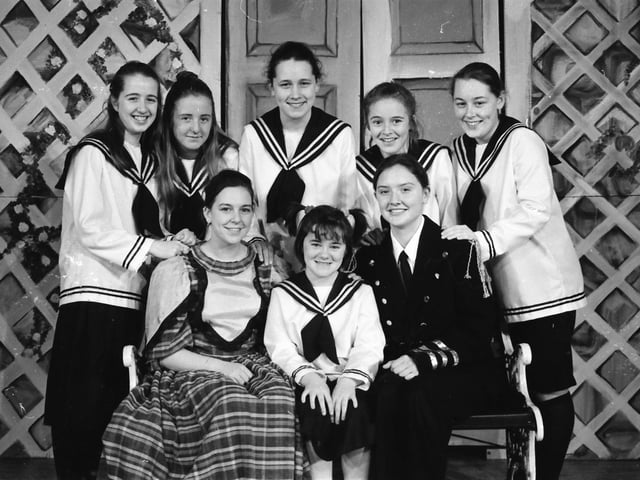 Some of the cast from a St. Mary's production of 'The Sound of Music'.