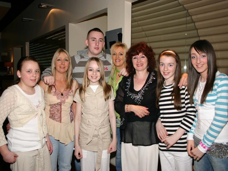 Garth Cullen celebrating his 19th Birthday surrounded by the girls . 3967/dd : .