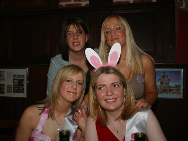 Party celebrations back in April 2004.
