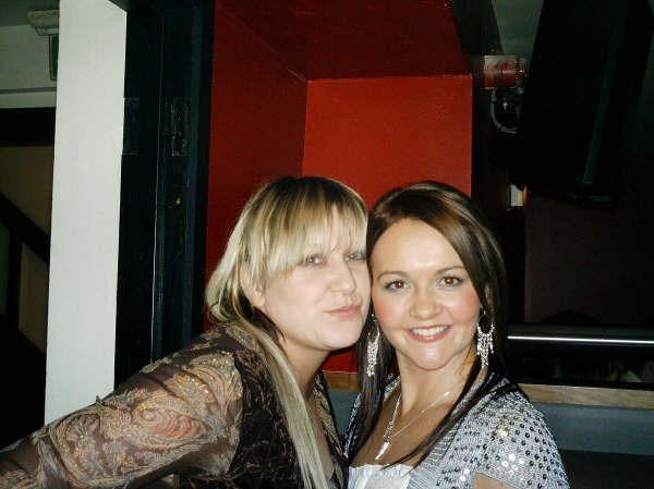 Enjoying a night out at Earth nightclub back in January 2006.