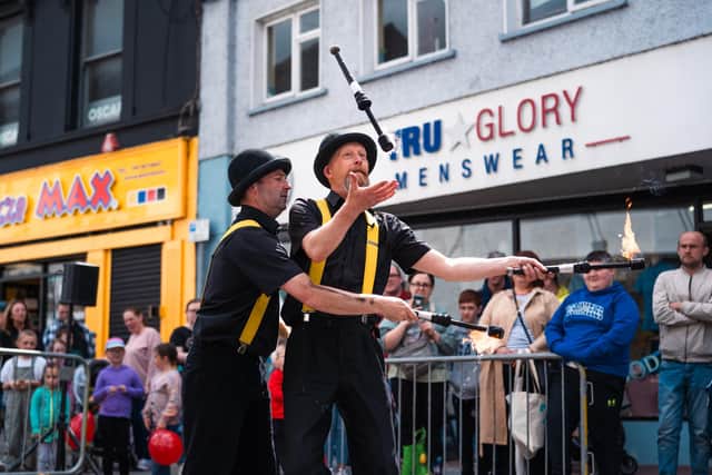 Performers at the 2024 Strabane Jamm.