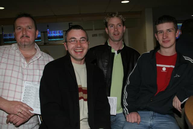 Derry and Donegal people enjoying a night at Lifford races in April 2005.