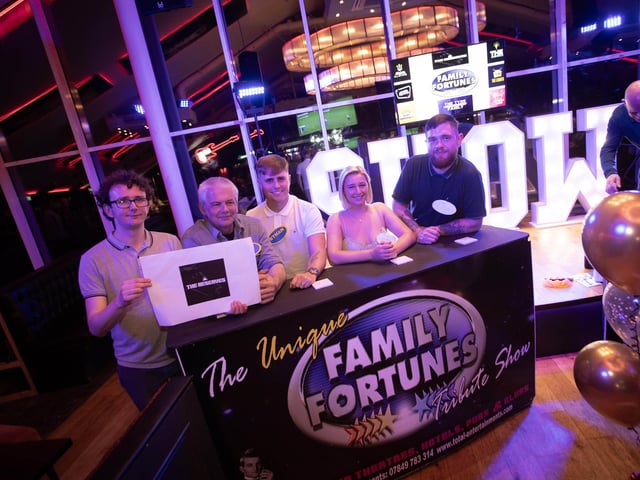 The Reserves - Michael McGinley, Johnny Baird, Ethan Tyre, Lisa Marie, and Eoin Meenan.