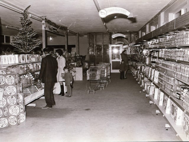 Shopping in December 1974.