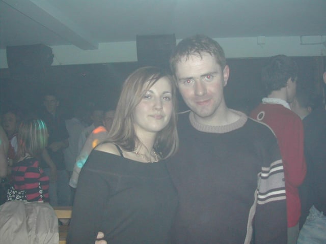 A night out in Derry in January 2004.