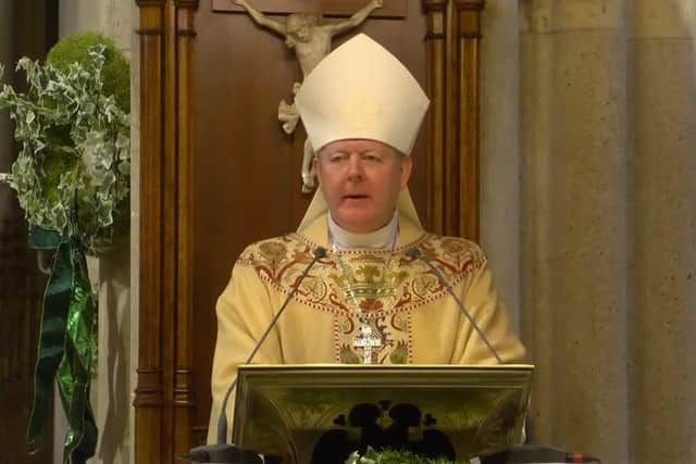 Archbishop Eamon Martin told congregants at the St. Patrick’s Day Parade Mass in New York how it seems military arms are increasingly being prioritised over the poor.