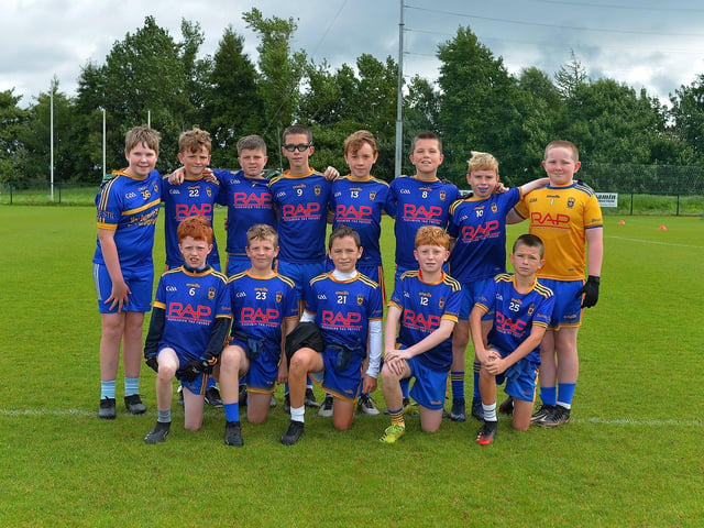 Steelstown Brian Ogs, Shield winners at the 2023 John McChrystal Cup, held at Doire Trasna on Saturday morning last. Photo: George Sweeney. DER2332GS - 52