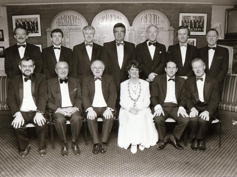Mayor Annie Courtney at Brigade Cricket Club.