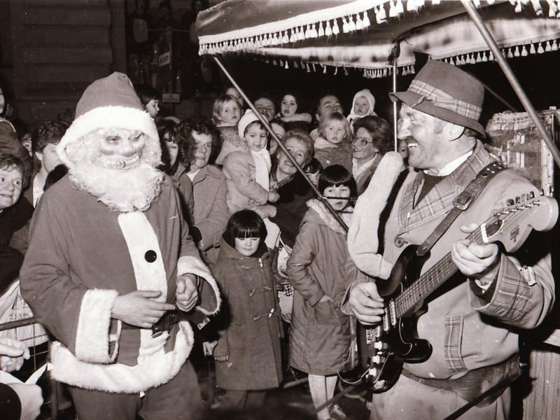 A packed Christmas Lights Switch on in Derry in December 1983.