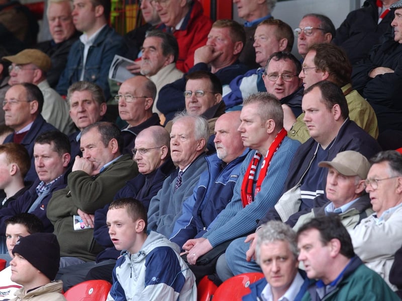 Faces in the crowd at the Brandywell