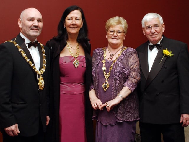 Pictures from Mayor of Derry Councillor Kathleen McCloskey's Civic Ball appeared in the Derry Journal in May 2003.