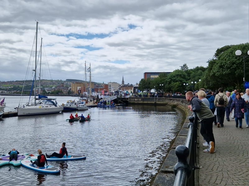 Scenes from the Foyle Maritime Festival on Friday afternoon.