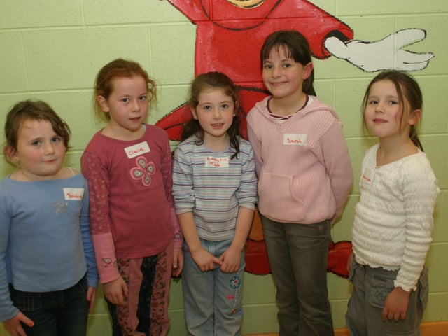 Pictures of Derry people partying in November 2003