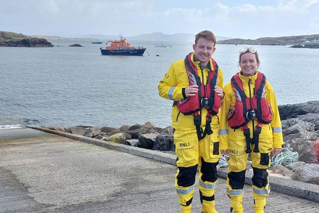 Brian Proctor and Aisling Cox - Arranmore RNLI.