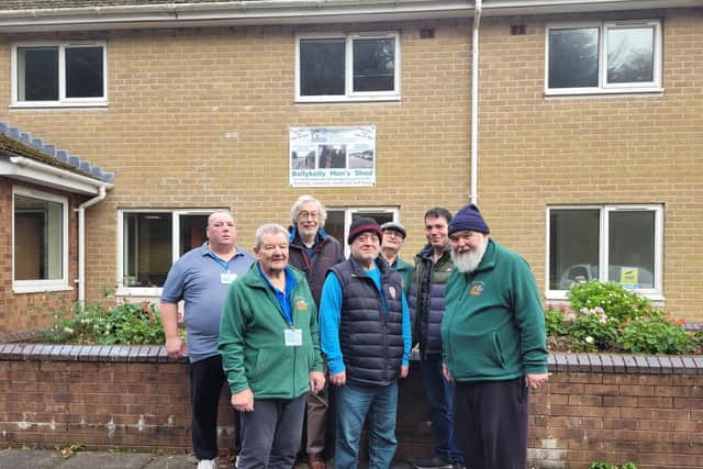 Members of Ballykelly Men's Shed.