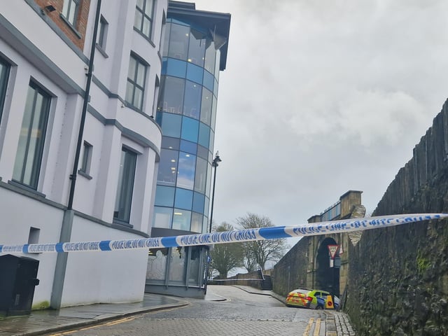 Magazine Street was closed on Monday due to a report of an insecure building.
