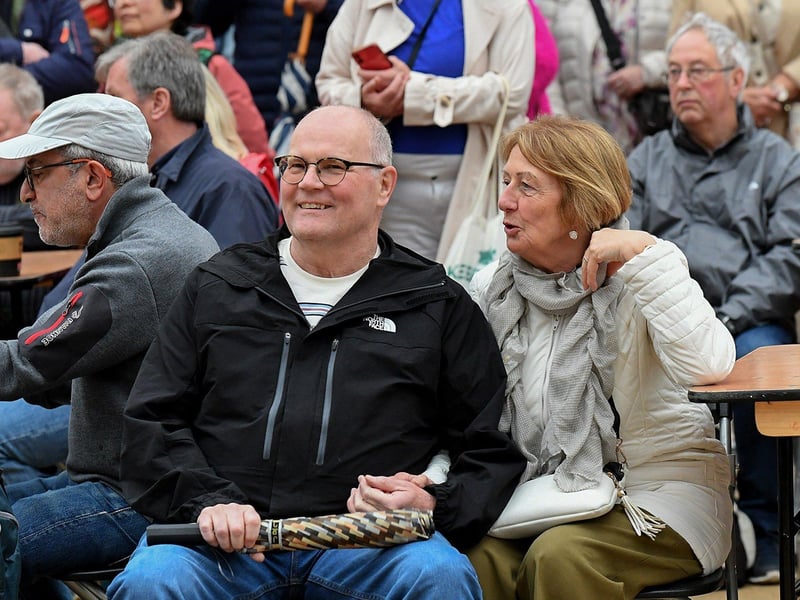 Jazz fans in the Craft Village. Photo: George Sweeney
