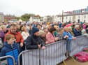 Crowds gathered at Ebrington to sing with Phil Coulter.