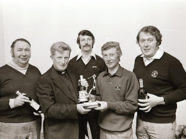 City of Derry Golf Club Pernod winners.