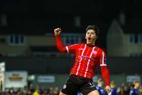Derry City striker Colm Whelan celebrates his goal against St Pat's at Brandywell last year.