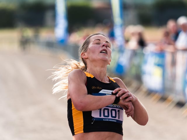Claire McGuigan takes second place in the ladies' competition. (Photo: Karol McGonigle)