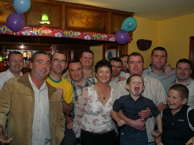 Roisin McLaughlin's 40th birthday, 20 years ago.