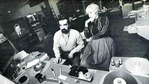 Thelma Schoonmaker with Martin Scorsese