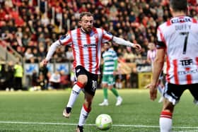 Paul McMullan made a big impact from the bench in the second half. Photograph by Kevin Morrison.