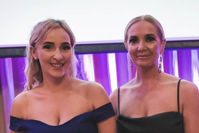 Northern Ireland Allied Health Profession Rising Star Winner Christina Crawford, Occupational Therapist, Western pictured with Aoife McGratton, South Eastern Trust.